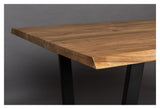 Dutchbone Aka Spisebord Acacia/Sort, 180x90 - Unoliving.com