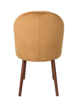 Dutchbone Barbara Spisebordsstol, Camel velour - UNOLIVING.COM