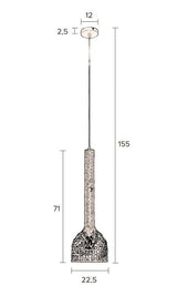 Dutchbone Boo Pendel Bambus - Unoliving.com