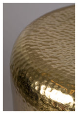 Dutchbone Cave Sidebord - Grøn/Guld, Ø35 - UNOLIVING.COM