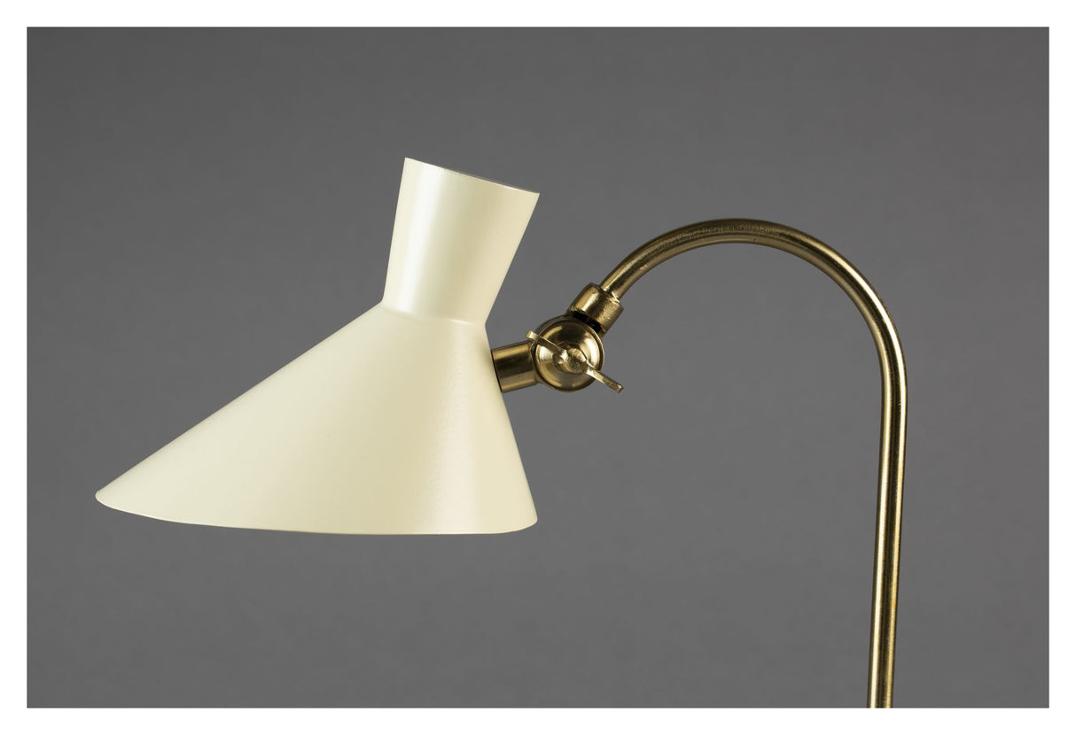 Dutchbone Gaia Bordlampe, Ivory - Unoliving.com