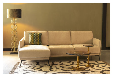 Harper Sofa m. venstrevendt chaiselong, Beige - Unoliving.com