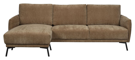 Harper Sofa m. venstrevendt chaiselong, Camel - Unoliving.com