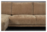 Harper Sofa m. venstrevendt chaiselong, Camel - Unoliving.com