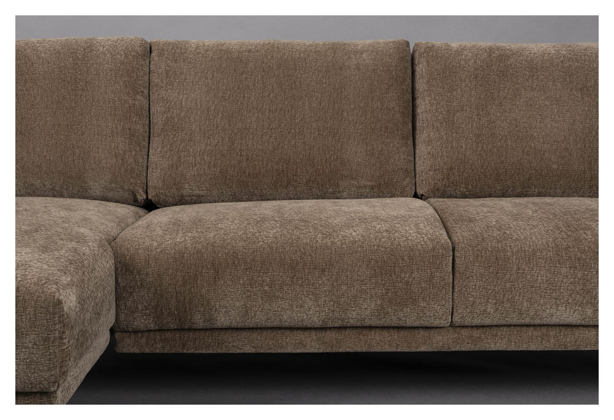 Harper Sofa m. venstrevendt chaiselong, Coffee