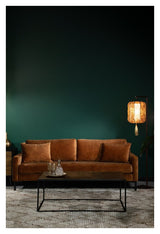 Dutchbone Houda 3-pers. Sofa, Caramel - Unoliving.com