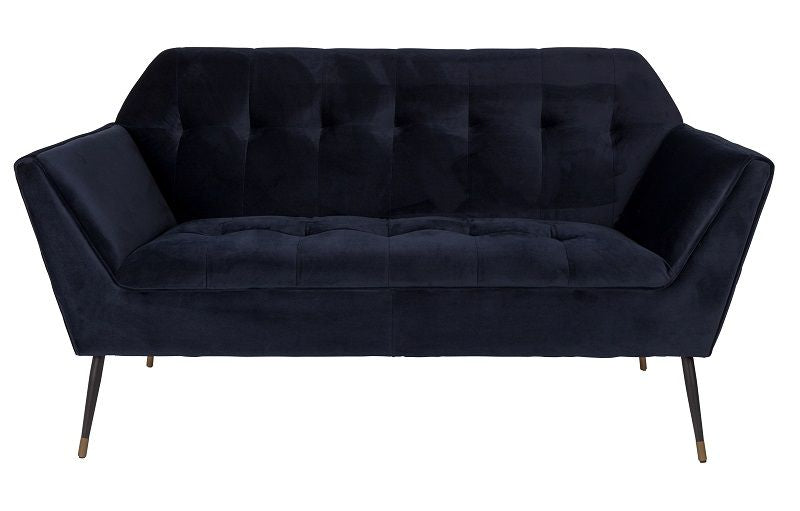 Dutchbone Kate 2-pers. Sofa, Deep blue - Unoliving.com