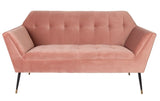 Dutchbone Kate 2-pers. Sofa Pink, clay - Unoliving.com