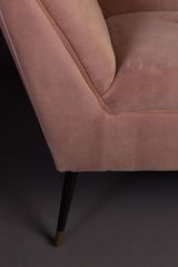 Dutchbone Kate 2-pers. Sofa Pink, clay - Unoliving.com