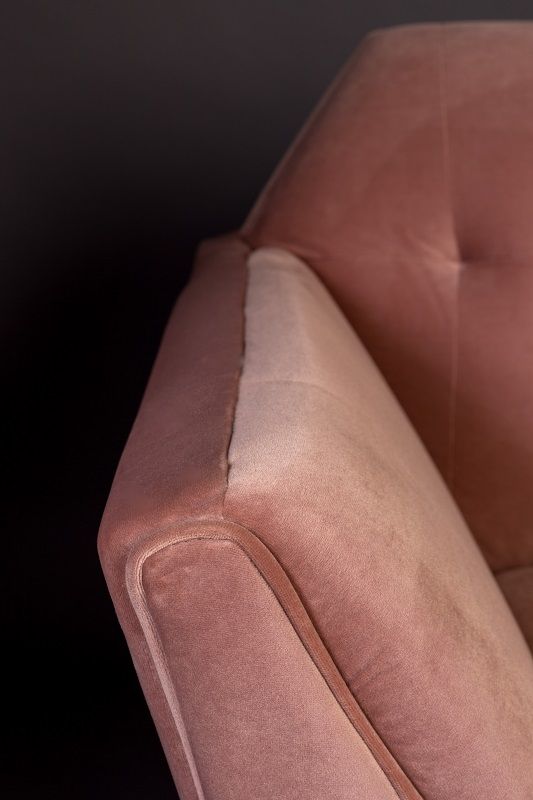 Dutchbone Kate 2-pers. Sofa Pink, clay - Unoliving.com