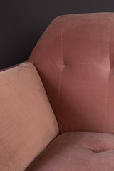 Dutchbone Kate 2-pers. Sofa Pink, clay - Unoliving.com