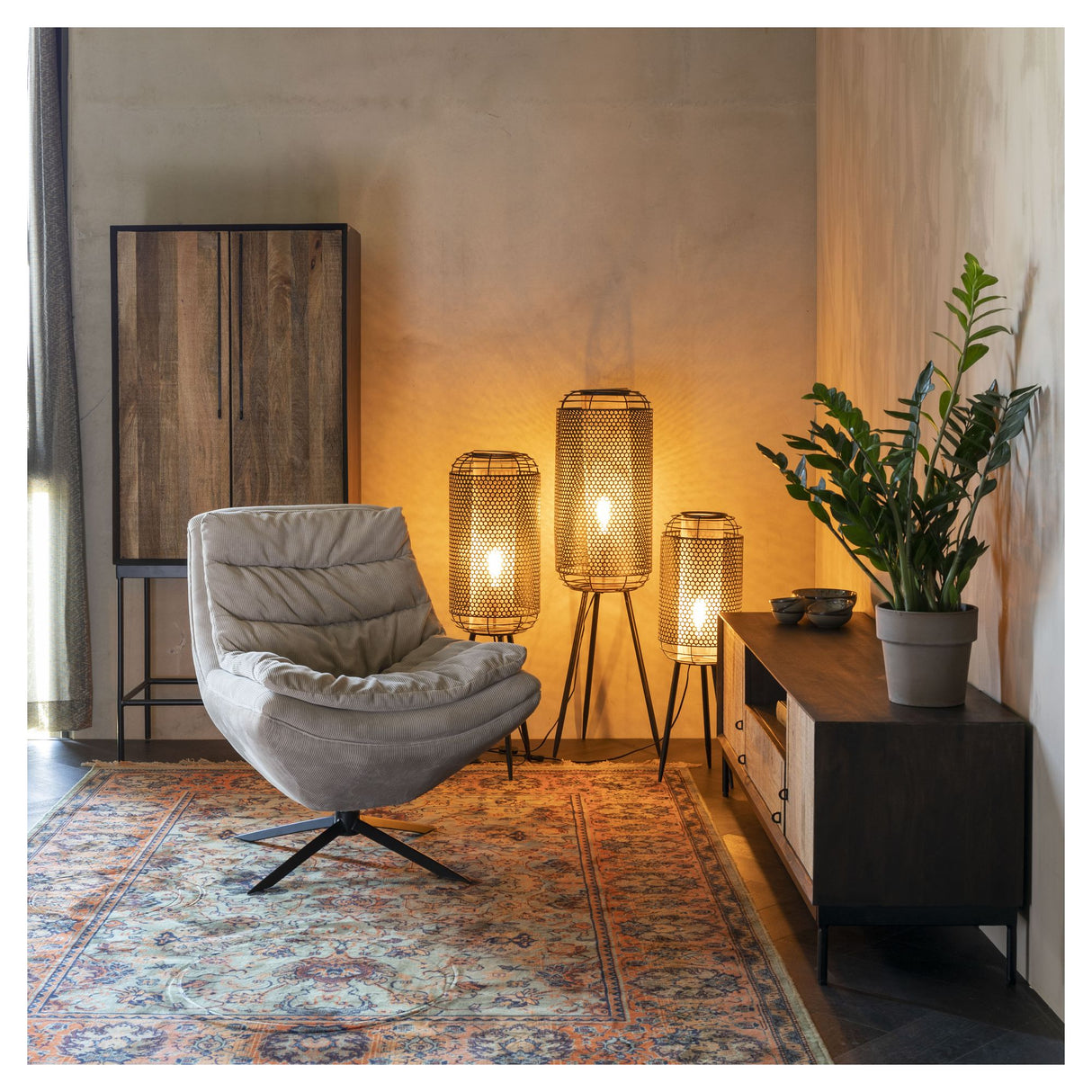 Vince Loungestol, Beige - Unoliving.com