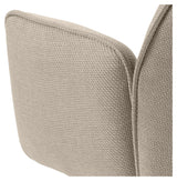 Glenda, spisebordsstol m/armlæn - beige - Unoliving.com