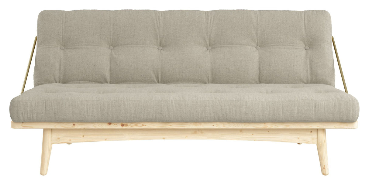 Folk Sovesofa, Fyrretræ/Linen - Unoliving.com