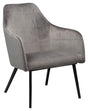 Embrace Loungestol, alu velourm. sort ben - Unoliving.com