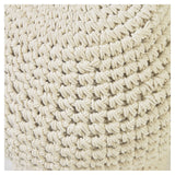 Enrica Mushroom Puf in white Ø 30 cm - Unoliving.com