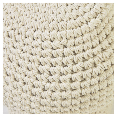 Enrica Mushroom Puf in white Ø 30 cm - Unoliving.com