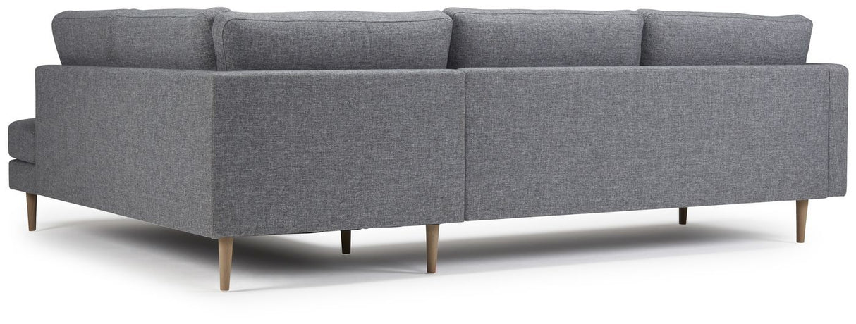 Nabbe 2-pers. Open End Sofa, højre, Grå - Unoliving.com