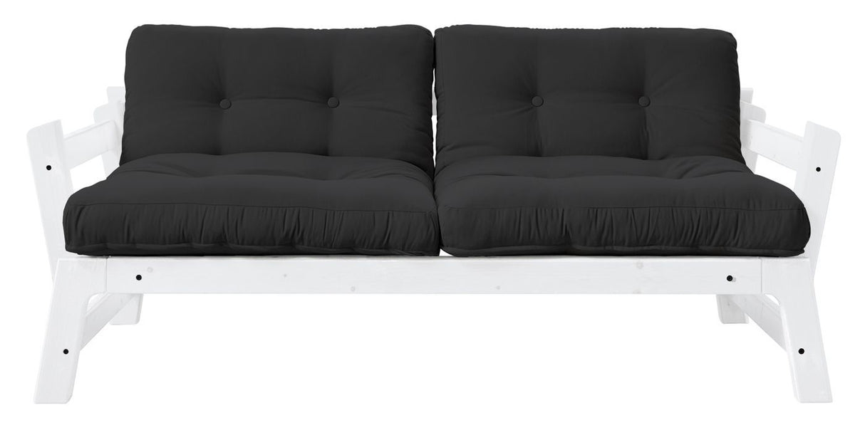 Step Sovesofa, Dark Grey/Hvid - Unoliving.com