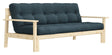 Unwind Sovesofa 190x100, Petroleum Blue - Unoliving.com