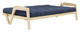 Grab Sovesofa, Fyrretræ/Navy - Unoliving.com