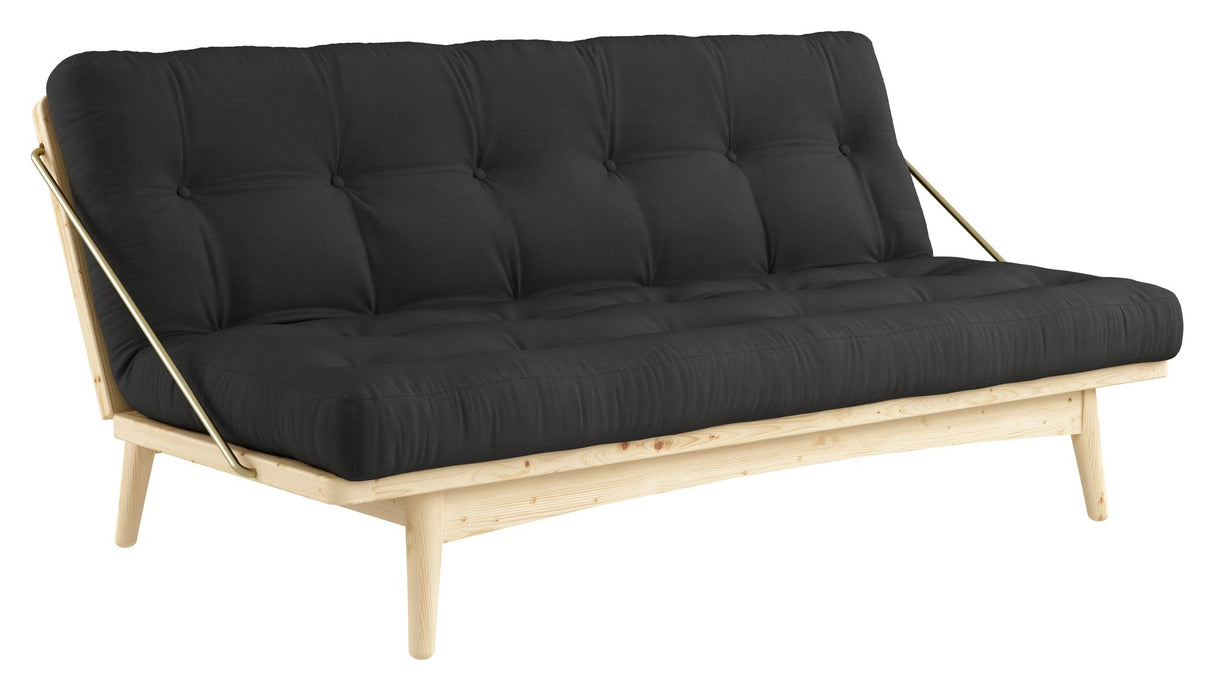 Folk Sovesofa, Fyrretræ/Dark Grey - Unoliving.com