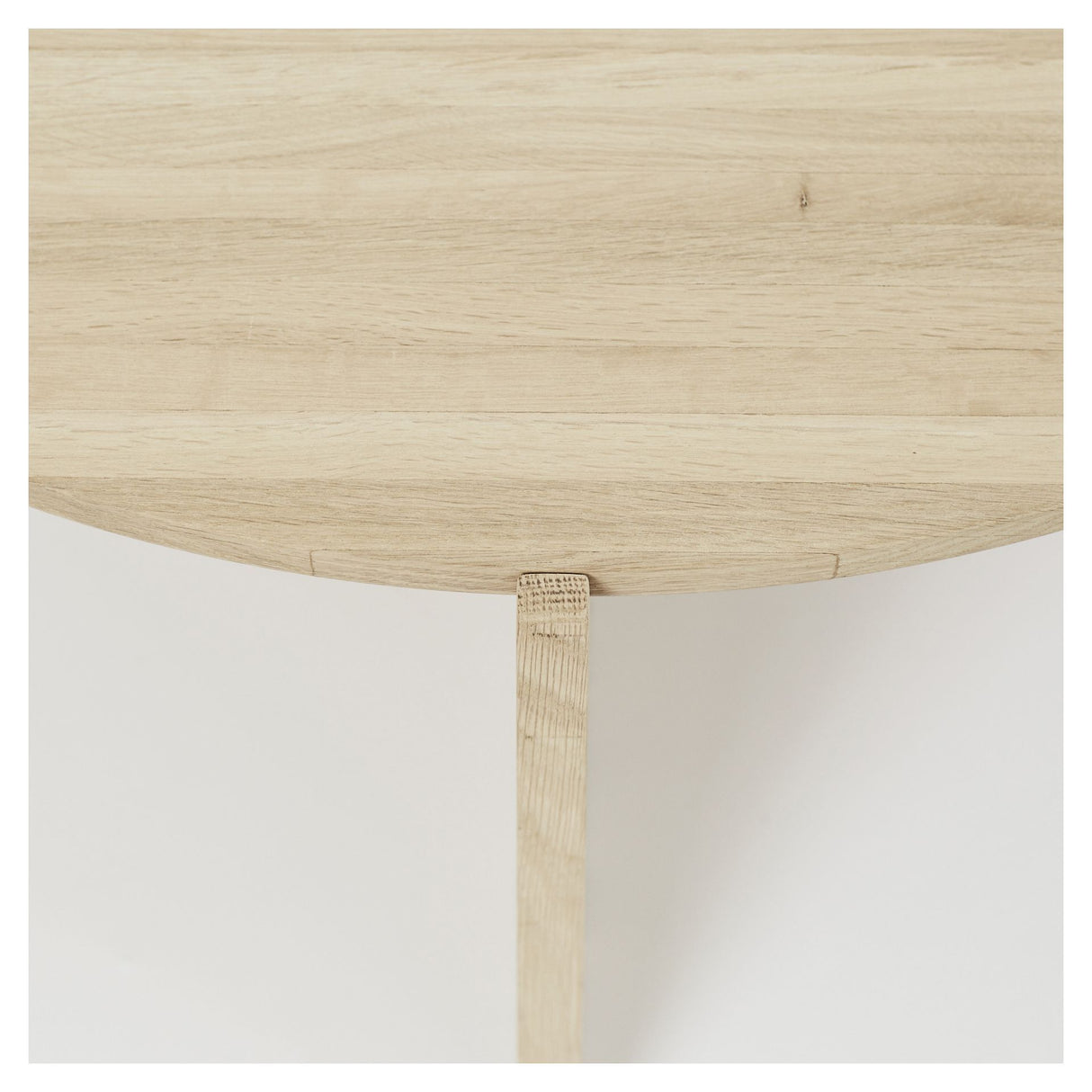 XL table, Sofabord, Natur olieret eg, Ø78 - Unoliving.com