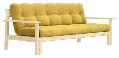 Unwind Sovesofa 190x100, Gul fløjl - Unoliving.com