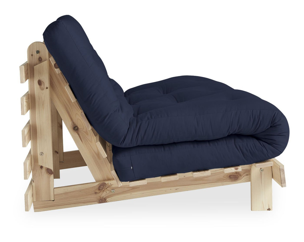 Roots 140 Sovesofa, Navy/Natur - Unoliving.com