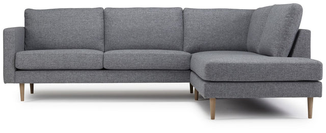 Nabbe 2-pers. Open End Sofa, højre, Grå - Unoliving.com