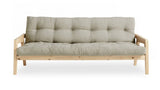 GRAB Sovesofa 130x200, Natur/Linen - Unoliving.com