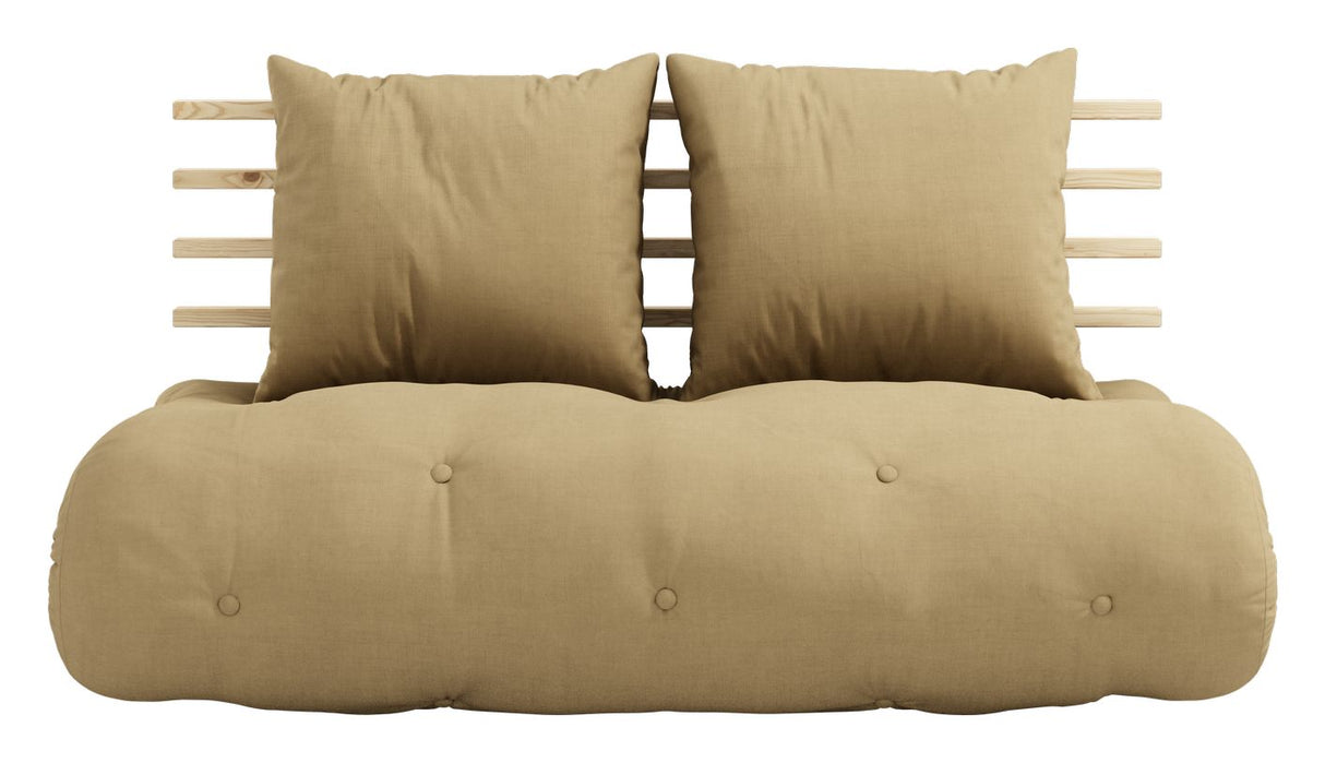 Shin Sano Futon Sofa, Fyrretræ/Beige - Unoliving.com