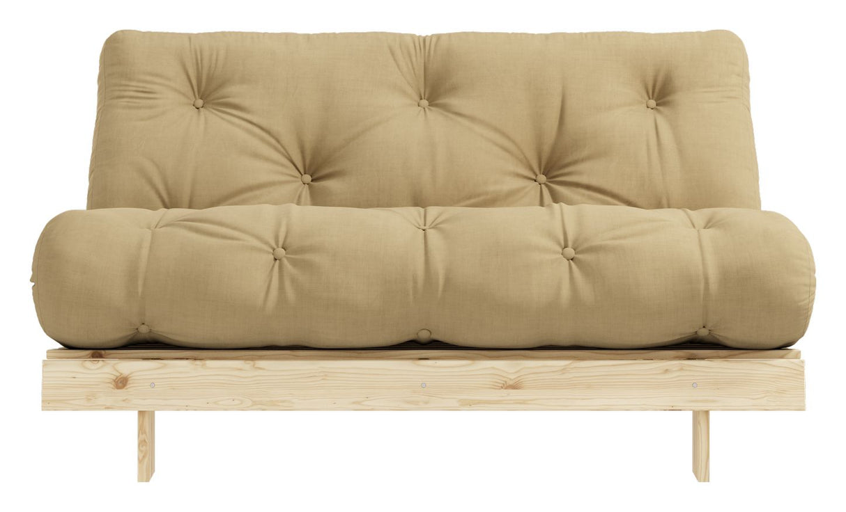 Roots 140 Sovesofa, Fyrretræ/Beige - Unoliving.com