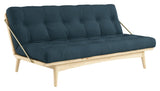 Folk Sovesofa, Fyrretræ/Petrol Blue - Unoliving.com