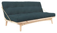 Folk Sovesofa, Fyrretræ/Pale Blue fløjl - Unoliving.com