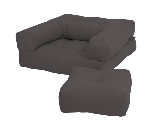 Mini Cube Børnestol, Dark Grey - Unoliving.com