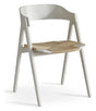 Findahl Mette Spisebordsstol bøg/beige, Natur flet - Unoliving.com