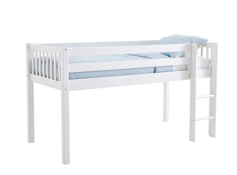 THUKA Nordic Dream Halvhøj Seng m/sengehest 90x200, Hvid - Unoliving.com