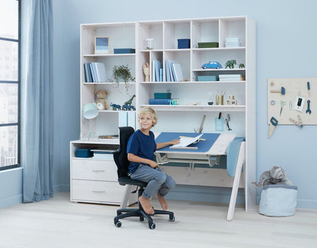 FLEXA Study Hutch H:203 cm, hvidpigmenteret - Unoliving.com