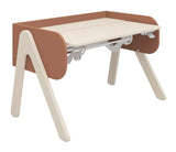 Woody Skrivebord, Hvid/Rosa/fyrretræ - Unoliving.com