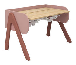 Woody Skrivebord, Rosa/eg