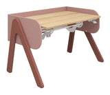 Woody Skrivebord, Rosa/eg