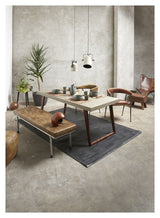 Fuhrhome London XL Spisebordsstol - Patina Brown - Unoliving.com