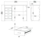 Function Skrivebord - Lys træ