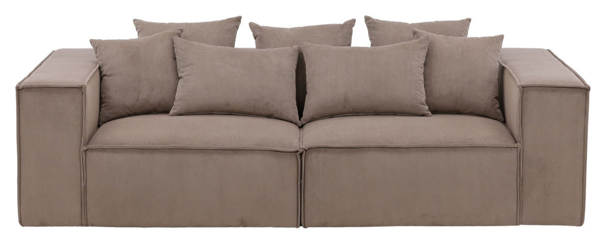 Gillholmen 3-pers sofa - Brun manchester