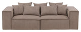 Gillholmen 3-pers sofa - Brun manchester