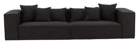 Gillholmen 3-pers sofa - Sort boucle - Unoliving.com