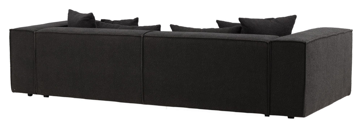 Gillholmen 3-pers sofa - Sort boucle - Unoliving.com