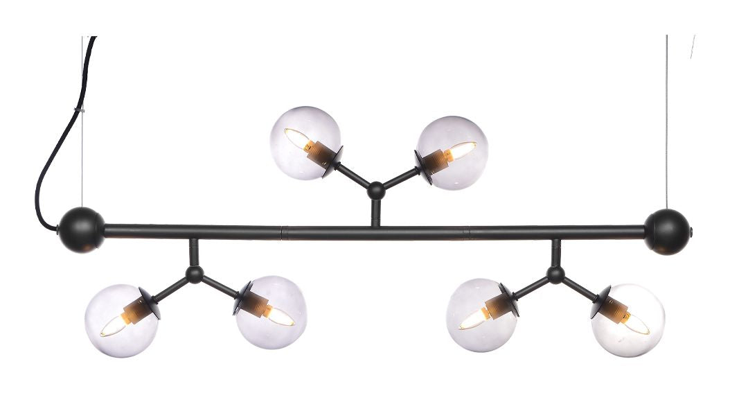 Halo Design ATOM Bordlampe Mini Smoke med 6 glas 6XG9 - Unoliving.com