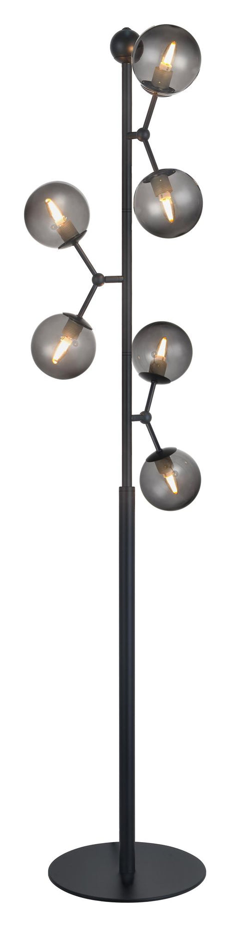 Halo Design ATOM Gulvlampe, Smoke - Unoliving.com